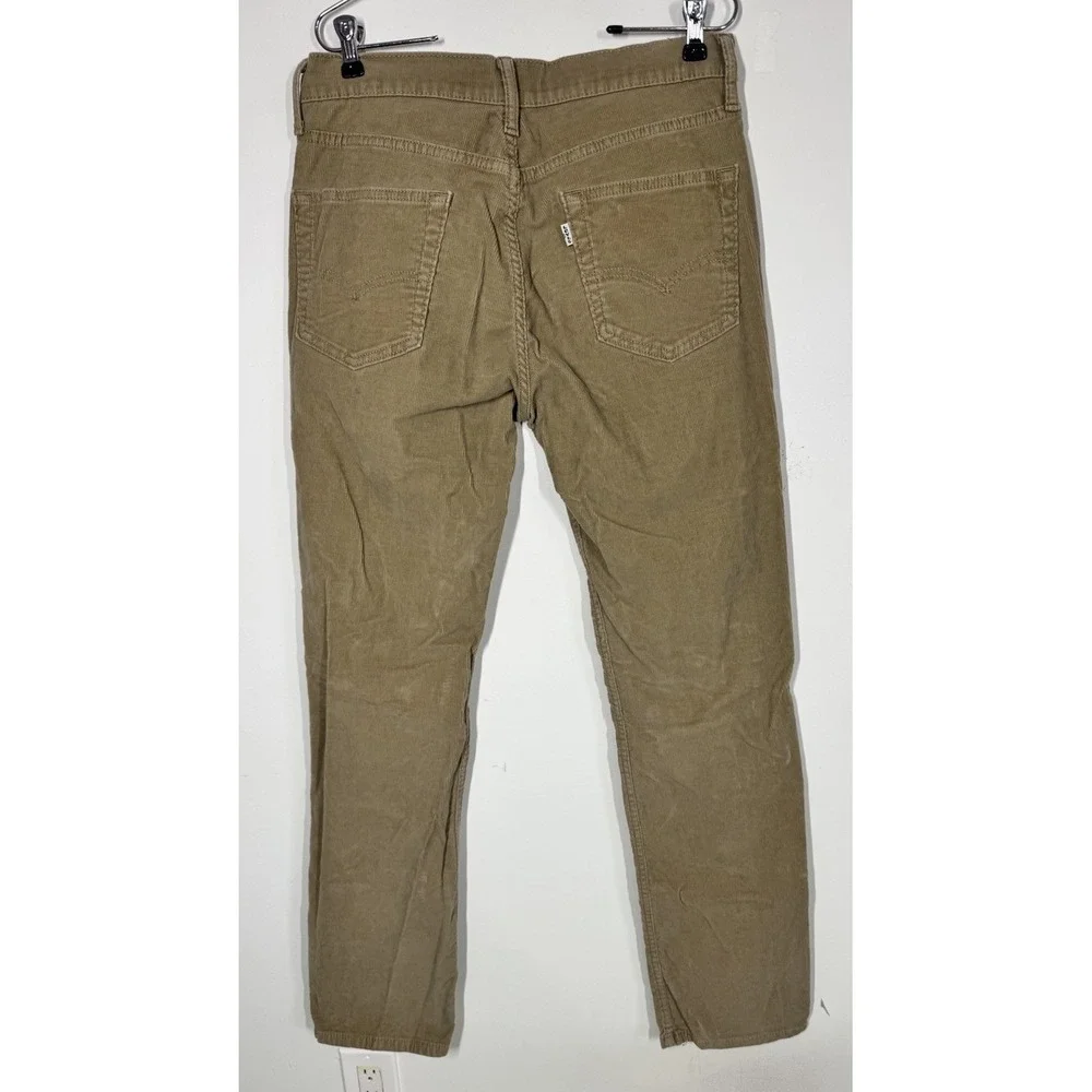 VTG Levi's Tan Corduroy Jeans Men's‎ 33x34 Straight Leg Pants Y2K Classic Grunge
